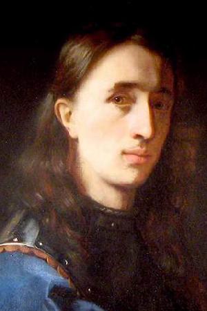 Johann Michael Rottmayr Self Portrait in a Blue Coat with Cuirass oil painting image